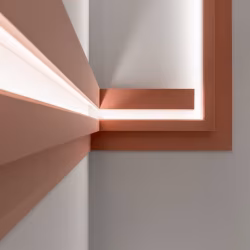 Потолочный плинтус под покраску Orac Decor Modern L3 C382 с подсветкой 2000×50×140