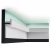 Потолочный плинтус под покраску Orac Decor Modern L3 C382 с подсветкой 2000×50×140
