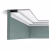 Потолочный плинтус под покраску Orac Decor Modern Steps C391 с подсветкой 2000×160×60