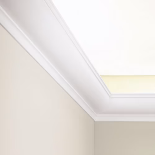 Потолочный плинтус под покраску гибкий Orac Decor Select C902F с подсветкой 2000×103×103