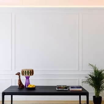 Потолочный плинтус под покраску гибкий Orac Decor Select C902F с подсветкой 2000×103×103