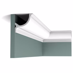Потолочный плинтус под покраску Orac Decor Select C902 с подсветкой 2000×103×103