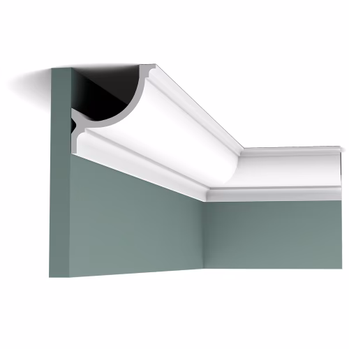 Потолочный плинтус под покраску Orac Decor Select C902 с подсветкой 2000×103×103