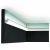 Потолочный плинтус под покраску Orac Decor Select CX188 с подсветкой 2000×30×34