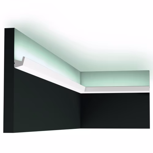 Потолочный плинтус под покраску Orac Decor Select CX189 с подсветкой 2000×27×27