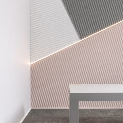 Потолочный плинтус под покраску Orac Decor Select CX190 с подсветкой 2000×30×20