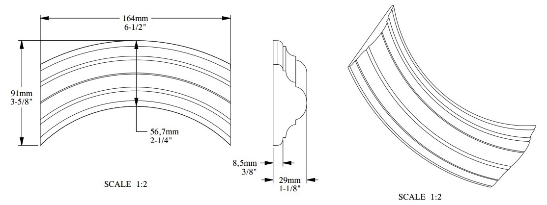 Угловой элемент к молдингу под покраску Orac Decor Orac Luxxus P4020A 164×91×29