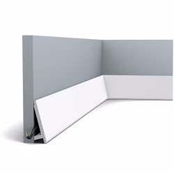 Потолочный плинтус под покраску Orac Decor Modern Diagonal SX179 с подсветкой 2000×29×97