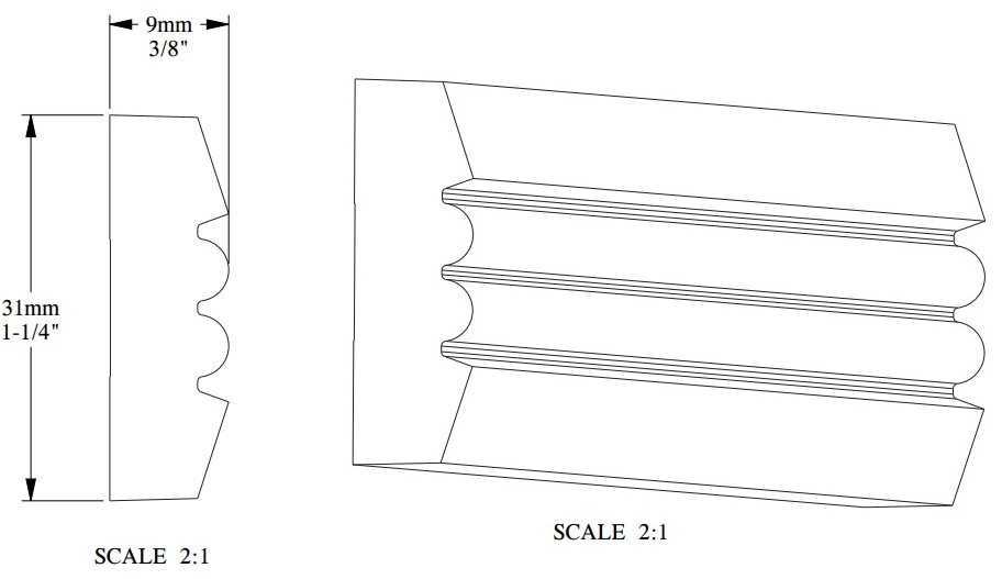 Молдинг под покраску Orac Decor Orac Luxxus P5021 2000×31×9