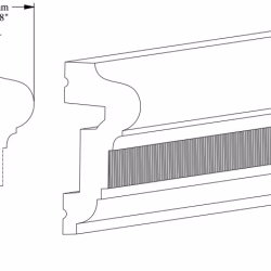 Молдинг под покраску Orac Decor Luxxus P6020 2000×64×28