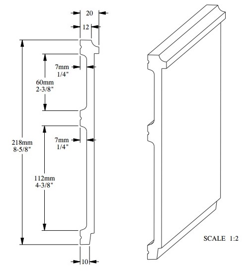 Молдинг под покраску Orac Decor Orac Luxxus P7080 218х29