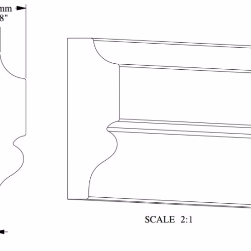 Молдинг под покраску Orac Decor Axxent PX116 2000×31×10
