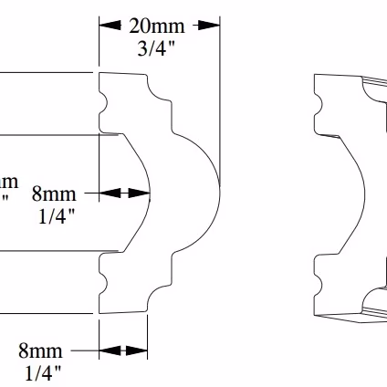 Молдинг под покраску Orac Decor Select PX120 2000×40×19