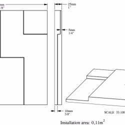 Стеновая панель под покраску Orac Decor Modern Cubi W102 333×333×25