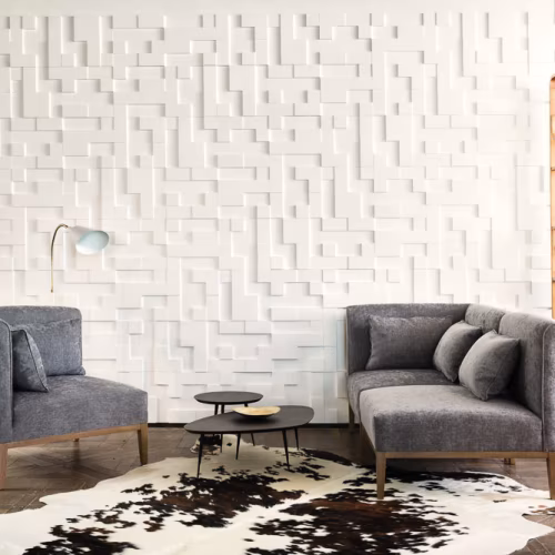 Стеновая панель под покраску Orac Decor Modern Cubi W102 333×333×25