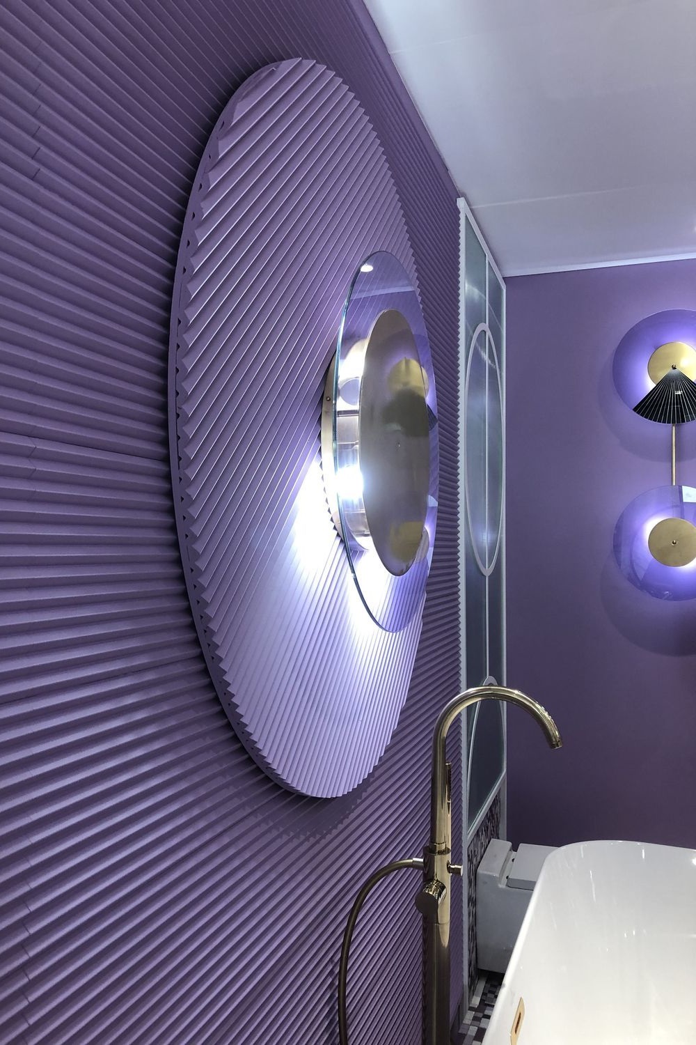 Стеновая панель под покраску Orac Decor Modern Zigzag W108 2000×250×18 фото в интерьере