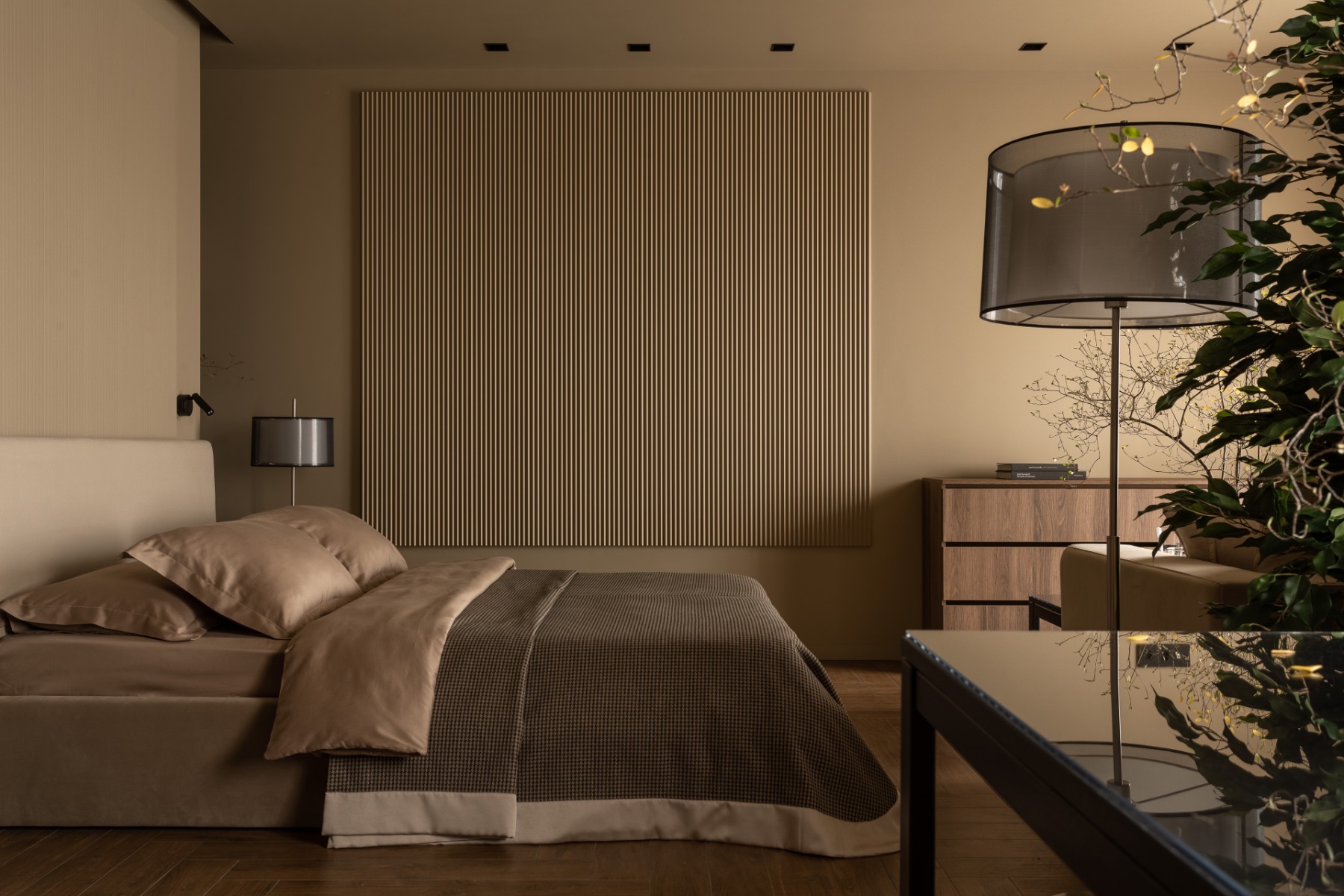 Стеновая панель под покраску Orac Decor Modern Zigzag W108 2000×250×18 фото в интерьере