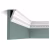 Потолочный плинтус под покраску Orac Decor Luxxus C212 2000×45×75