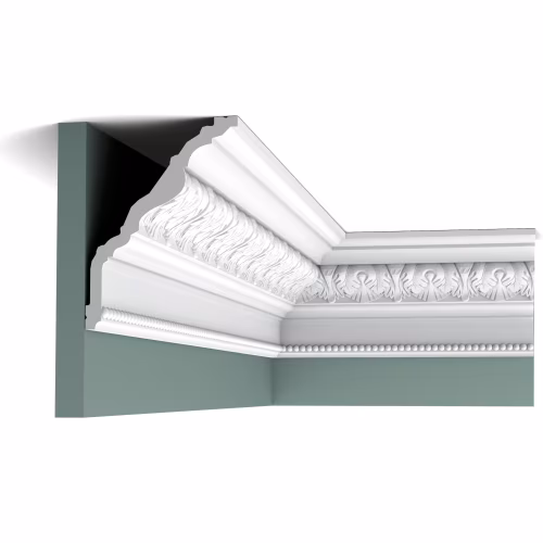Потолочный плинтус под покраску Orac Decor Luxxus C219 2000×130×176