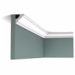 Потолочный плинтус под покраску Orac Decor Luxxus C230 2000×29×29