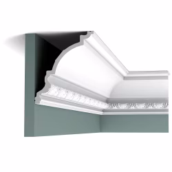 Потолочный плинтус под покраску Orac Decor Luxxus C301 2000×144×170