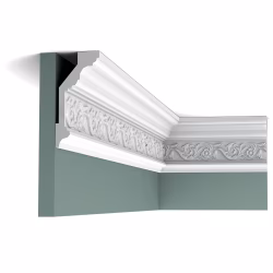 Потолочный плинтус под покраску Orac Decor Luxxus C303 2000×65×144