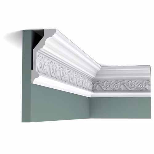 Потолочный плинтус под покраску Orac Decor Luxxus C303 2000×65×144