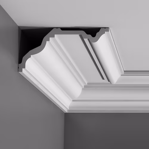 Потолочный плинтус под покраску Orac Decor Luxxus C332 2000×114×230