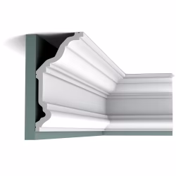 Потолочный плинтус под покраску Orac Decor Luxxus C332 2000×114×230