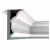 Потолочный плинтус под покраску Orac Decor Luxxus C332 2000×114×230