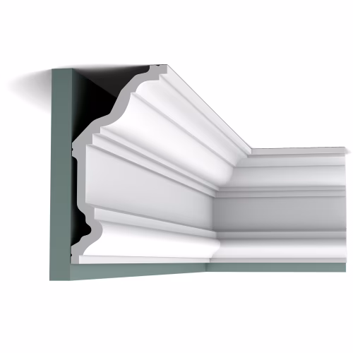 Потолочный плинтус под покраску Orac Decor Luxxus C332 2000×114×230