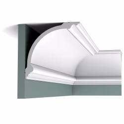 Потолочный плинтус под покраску Orac Decor Luxxus C338 2000×182×182