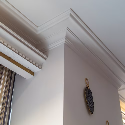 Потолочный плинтус под покраску гибкий Orac Decor Luxxus C339F 2000×64×141