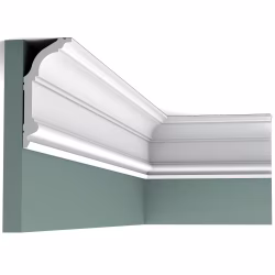 Потолочный плинтус под покраску Orac Decor Luxxus C339 2000×64×141