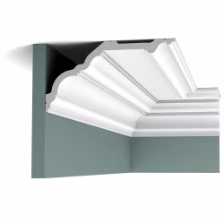 Потолочный плинтус под покраску Orac Decor Luxxus C340 2000×256×135