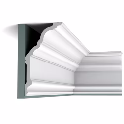 Потолочный плинтус под покраску Orac Decor Luxxus C340 2000×256×135