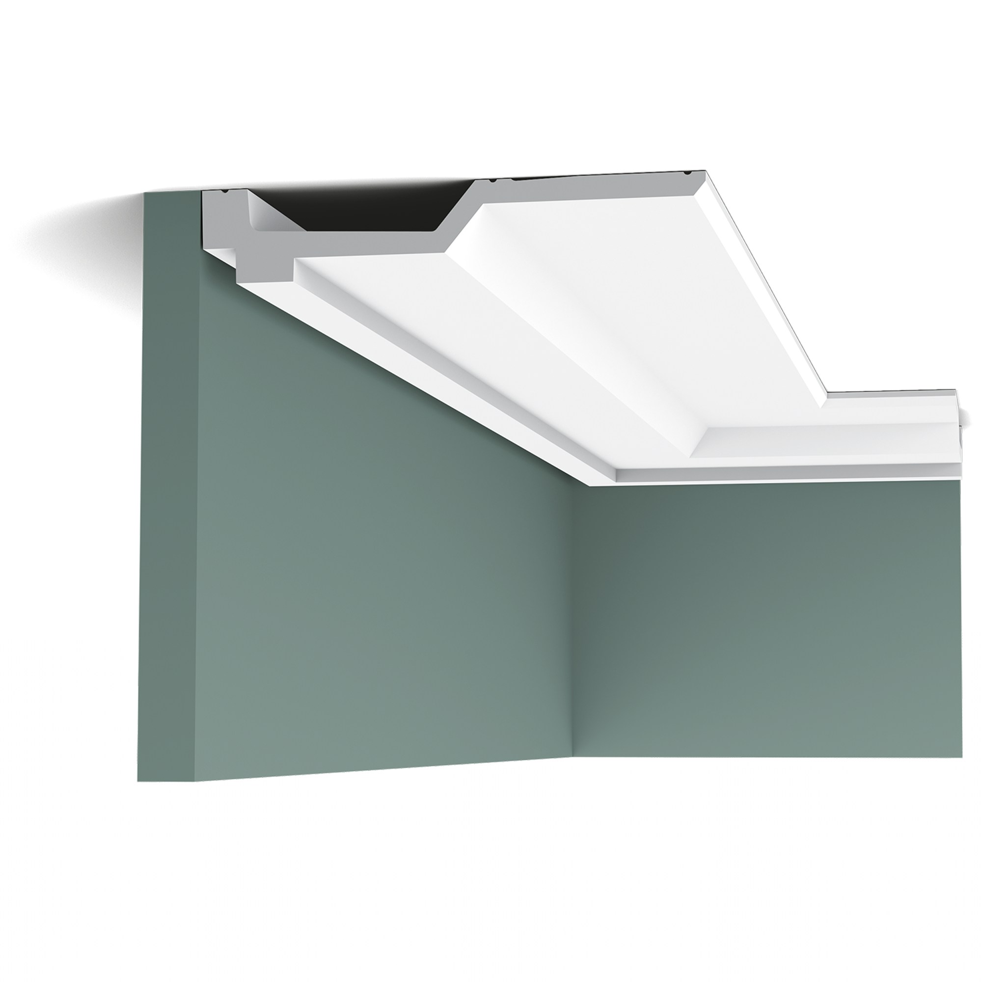 Потолочный плинтус под покраску Orac Decor Orac Luxxus C354 2000×215×40