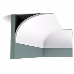 Потолочный плинтус под покраску Orac Decor Luxxus C990 2000×159×216