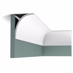 Потолочный плинтус под покраску Orac Decor C991 с подсветкой 2000×110×140