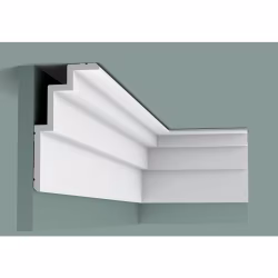 Потолочный плинтус под покраску Orac Decor Modern Steps C392 2000×190×100
