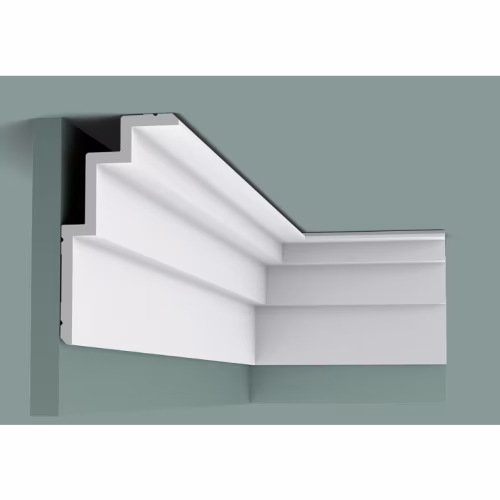 Потолочный плинтус под покраску Orac Decor Modern Steps C392 2000×190×100