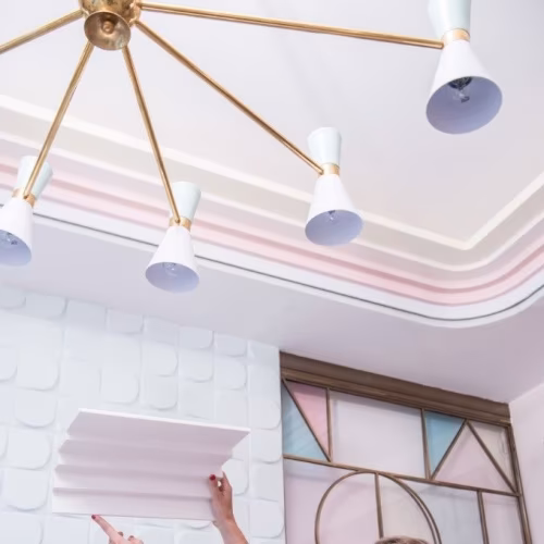 Потолочный плинтус под покраску Orac Decor Modern Steps C392 2000×190×100