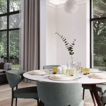 Потолочный плинтус под покраску Orac Decor Modern C395 с подсветкой 2000×31×155