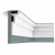 Потолочный плинтус под покраску Orac Decor Modern C396 с подсветкой 2000×61×185