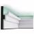 Потолочный плинтус под покраску Orac Decor Modern C396 с подсветкой 2000×61×185