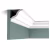 Потолочный плинтус под покраску Orac Decor Durofoam CB522N 2000×67×67