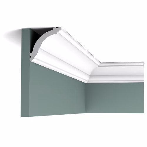 Потолочный плинтус под покраску Orac Decor Axxent CX100 2000×71×69