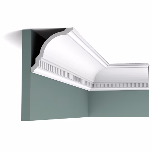 Потолочный плинтус под покраску Orac Decor Axxent CX107 2000×117×118