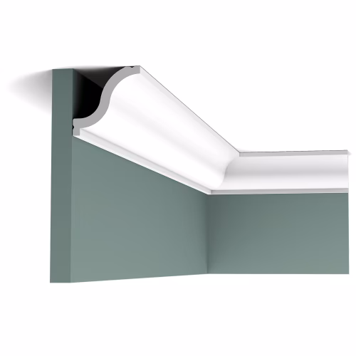 Потолочный плинтус под покраску Orac Decor Axxent CX108 2000×55×54