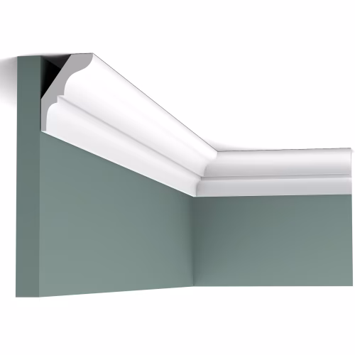 Потолочный плинтус под покраску Orac Decor Axxent CX112 2000×38×54